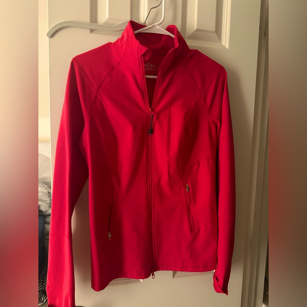 Red Workout Jacket - Picture 2 of 3